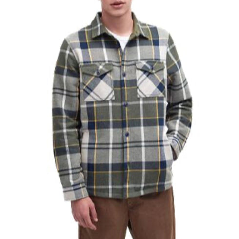 Barbour Camicia casual Camicia Uomo double - face Beige verde A24 - BARBOURMOS0117 - TN16 - L - Francavilla Moda